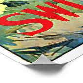 Poster Femme d'Aspzell, Suisse (Coin)