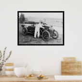 Poster Femme de course Stutz Mécanique 1916 (Cuisine)