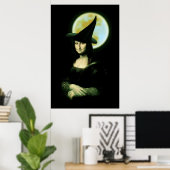 Poster Femme de cuisine Mona Lisa Halloween (Bureau à domicile)