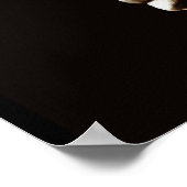 Poster Femme de feuilles et de fleurs (Coin)