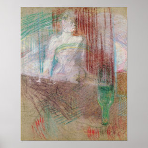 Poster Femme de Henri De Toulouse-Lautrec se tenant