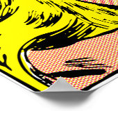 Poster Femme de joueuse (petites tailles) (Coin)