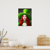 Poster Femme de la Saint-Patricks (Cuisine)