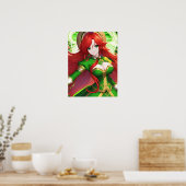 Poster Femme de l'Anime de la Saint-Patricks Day (Cuisine)