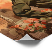 Poster Femme de l'époque de la Seconde Guerre mondiale en (Coin)