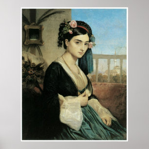 Poster Femme de l'Orient, Charles 1840 Gleyre