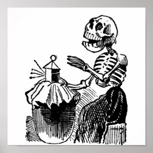 Poster "Femme de marché" vers le début des années 1900 ME