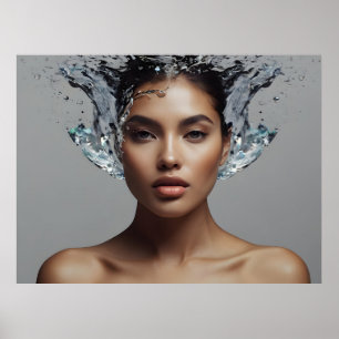 Poster Femme de mode art