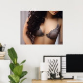 Poster Femme de mode sensuelle (Bureau à domicile)