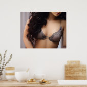 Poster Femme de mode sensuelle (Cuisine)