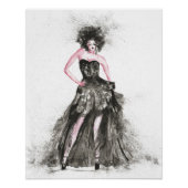 Poster Femme de mode Vogue (Devant)