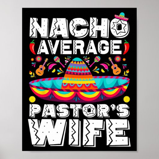 Poster Femme de pasteur moyenne Nacho prédicateur religie (Devant)