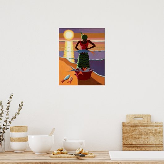 Poster Femme de poisson 2009 (Cuisine)