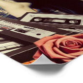 Poster Femme de Retrowave Goth (Coin)