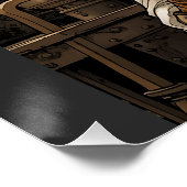 Poster Femme de Steampunk (Coin)