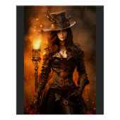 Poster Femme de Steampunk (Devant)