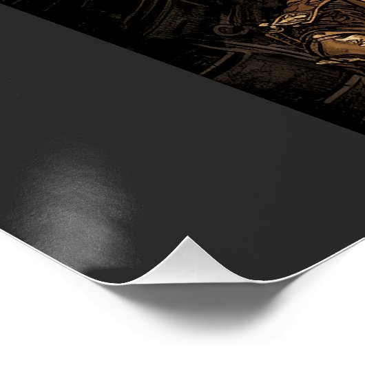 Poster Femme de Steampunk (Coin)