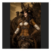 Poster Femme de Steampunk (Devant)