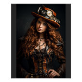 Poster Femme de Steampunk (Devant)