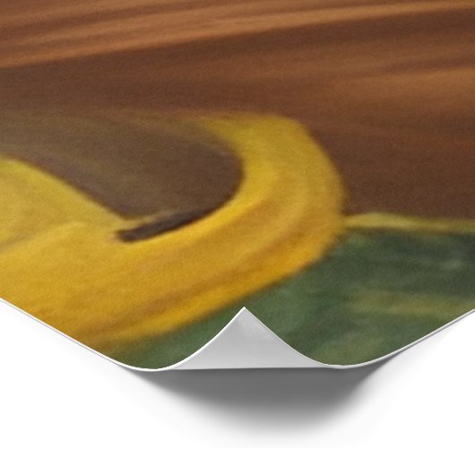 Poster Femme de tournesol (Coin)