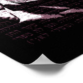 Poster Femme de vaillance - Rose (Coin)