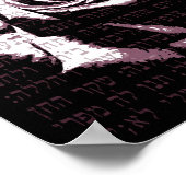 Poster Femme de vaillance - Rose (Coin)