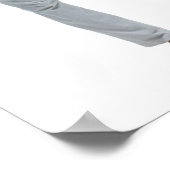 Poster Femme debout en position yoga (Coin)