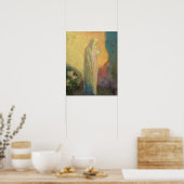 Poster Femme debout voilée (Cuisine)