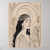 Poster Femme Déesse Féminine (Devant)