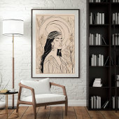 Poster Femme Déesse Féminine