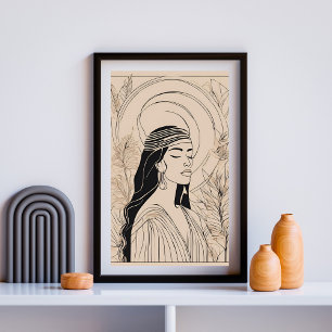 Poster Femme Déesse Féminine