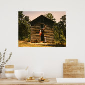 Poster Femme des plaines blanches, années 1940 (Cuisine)