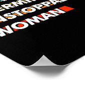 Poster Femme Déterminée Et Inarrêtable (Coin)