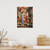 Poster Femme devant une vitrine d'August Macke (Cuisine)