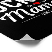 Poster Femme Docker Mama drôle Chien Mama Meilleur propri (Coin)