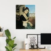 Poster Femme d'Orient, 1840 Charles Gleyre (Bureau à domicile)