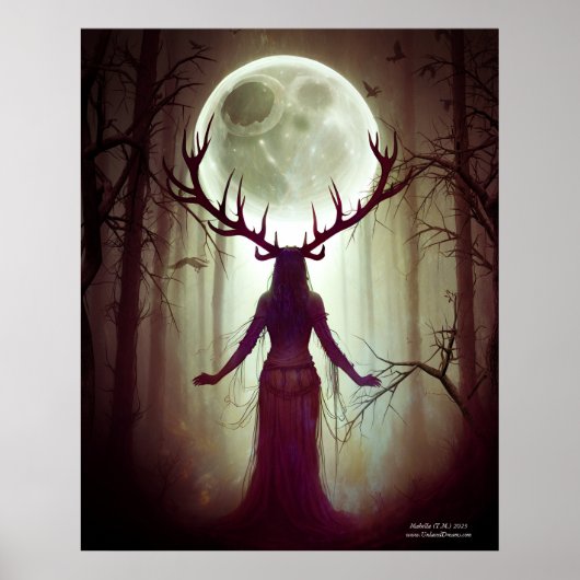Poster Femme du cerf (Devant)
