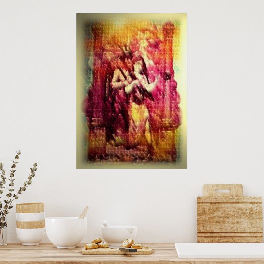Poster Femme écarlate avec Baphomet (Cuisine)