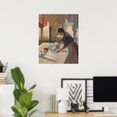 Poster Femme - Edgar Degas Fine Art (Bureau à domicile)