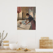 Poster Femme - Edgar Degas Fine Art (Cuisine)