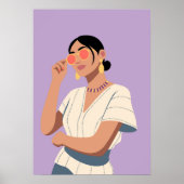 Poster Femme élégante (Devant)
