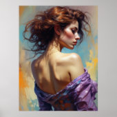 Poster Femme Élégante (Devant)