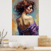 Poster Femme Élégante (Cuisine)