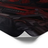 Poster Femme Élégante de la Route (Coin)