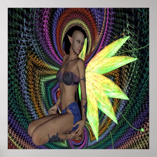 Poster Femme Elf (Devant)