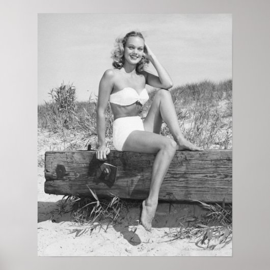 Poster Femme en Bikini (Devant)