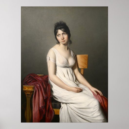 Poster Femme en blanc (Devant)