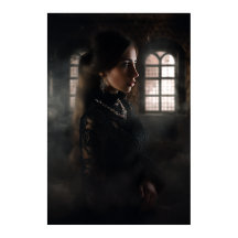 Femme en dentelle gothique Chambre brumeuse de Sto