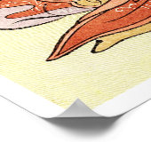 Poster Femme en fleurs de cerisiers (Coin)