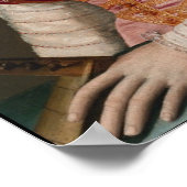 Poster FEMME EN ROSE ROBE Mode Costume théâtral (Coin)